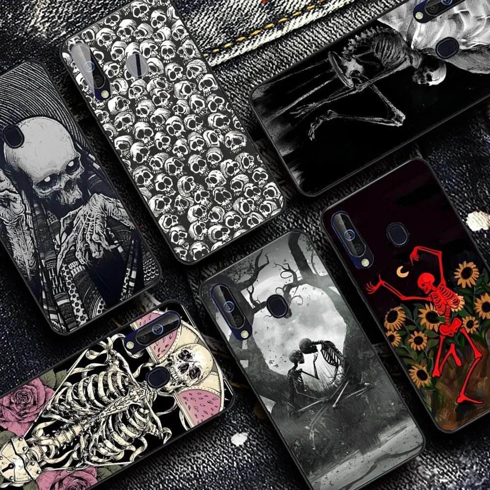 

Gothic Fashion Skull Phone Case For Samsung A 10 11 12 13 20 21 22 30 31 32 40 51 52 53 70 71 72 73 91 13 shell