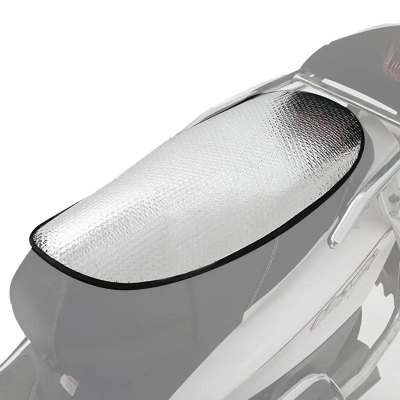

Motorcycle Seat Cushion Mat Seat Cover Aluminum Foil Motorcycle Shield Sun Protector Waterproof Heat Insulation Foldable