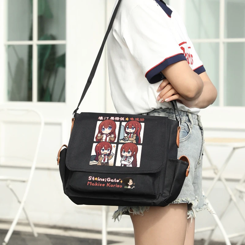 Тематический рюкзак Makise Kurisu школьная сумка студенческий аниме косплей
