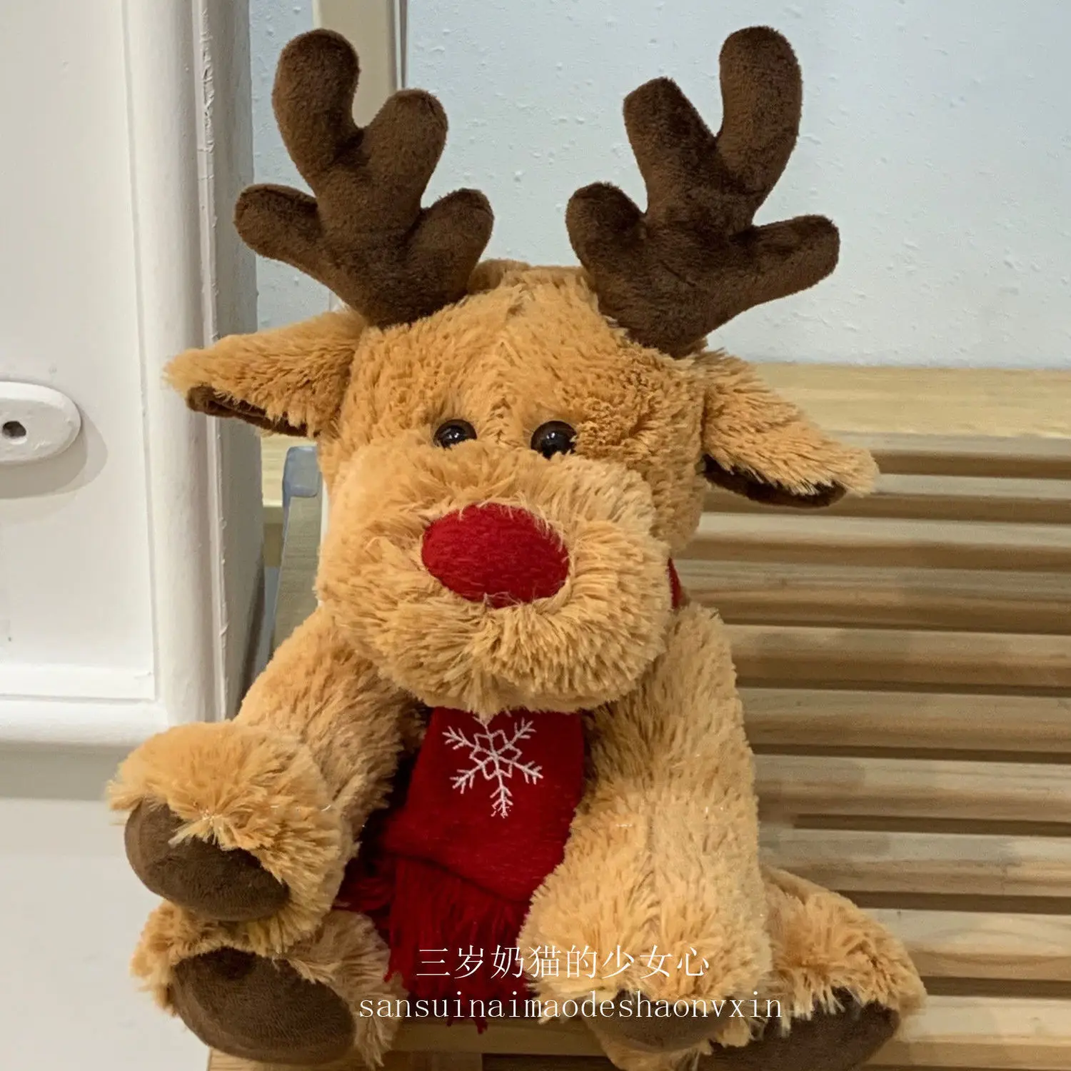 

New Year Lovely Cute Christmas Elk Plush Toys Stuffed Soft Deer Gift Doll for Kids Children Xmas Home Decoration Ornaments