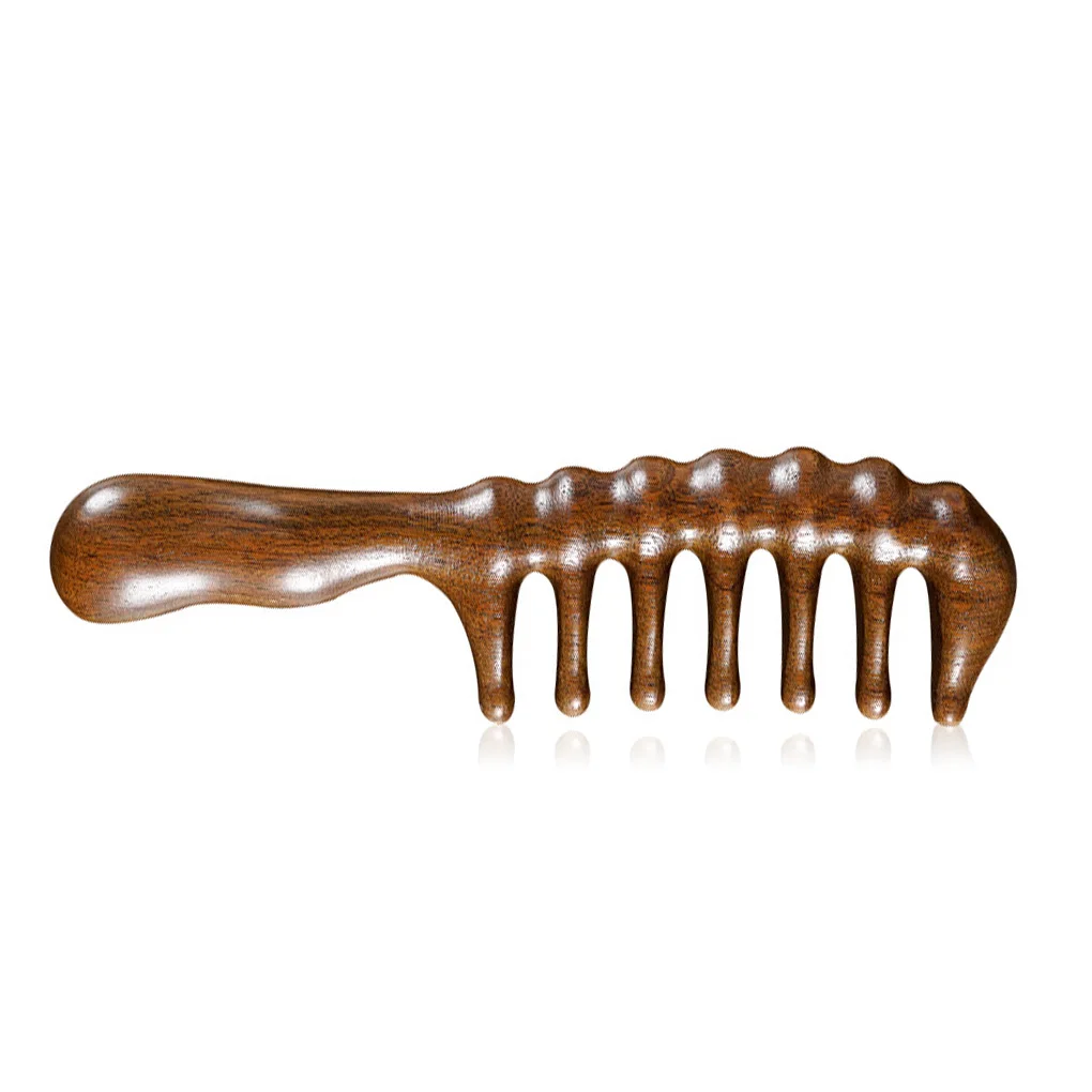 

Деревянная расческа для укладки волос Массажер парикмахерский массаж Релаксация кровообращение подарки для профессионального салона