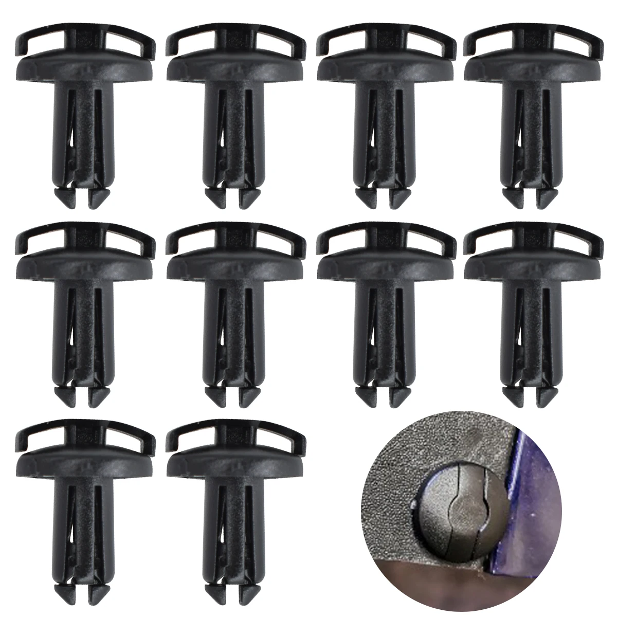 10PCS For Honda Motorcycle 90683-gaz-003 Motorcycle Nc 700k Princess Joy 100 Jiaying 125 Scooter Plastic Screw Rivets Clip