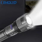 XHP160 светодиодный фонарик зум USB Перезаряжаемый xhp50 фонарик 18650 26650 ручсветильник свет Высокая мощность COB тактисветильник онарь