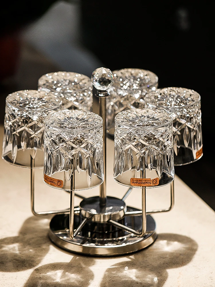 Импортированные из Германии хрустальные бокалы для виски набор бокалов