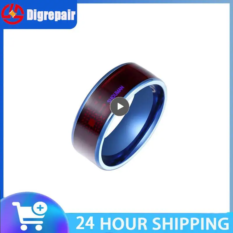 

Jewelry Intelligent Wear Smart Chip Intelligent Ring Titanium Steel Nfc Ring Screen Unlocking Smart Home File Lock