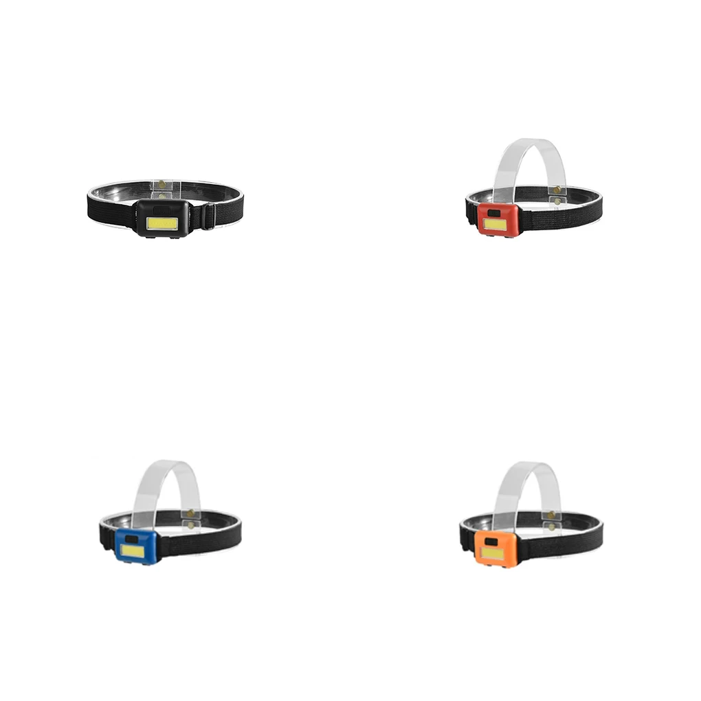 

Headlamp Hiking Running Head-mounted Light Rechargeable Flashlight Torch Powerful Mode Bright Induction Outdoor Red