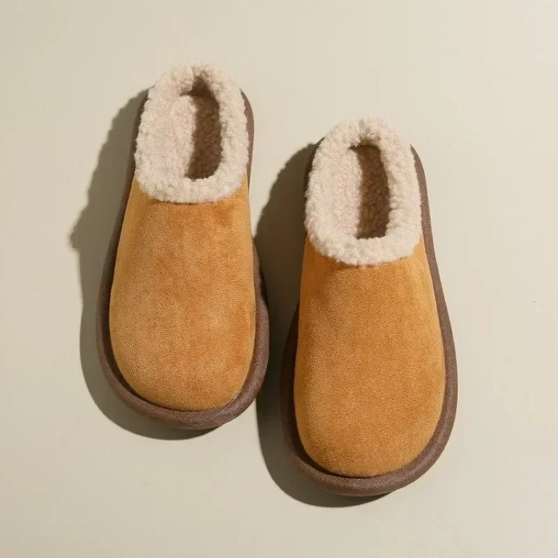 2024 высококачественная обувь женские тапочки с закрытым носком теплые