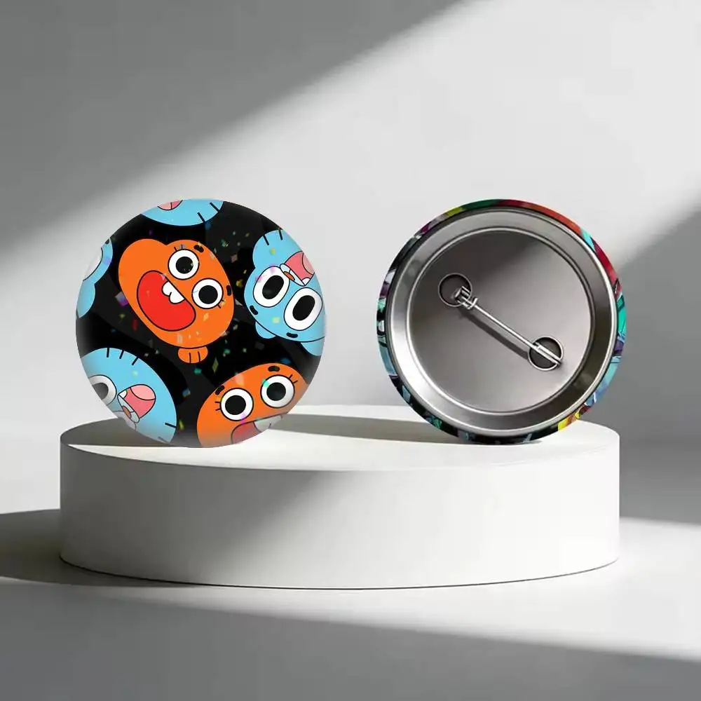 Фото Броши и значки TAWOG Gumball Watterson 25 мм, 32 мм, 44 мм, 58 мм, 75 мм для аксессуаров и подарков №2