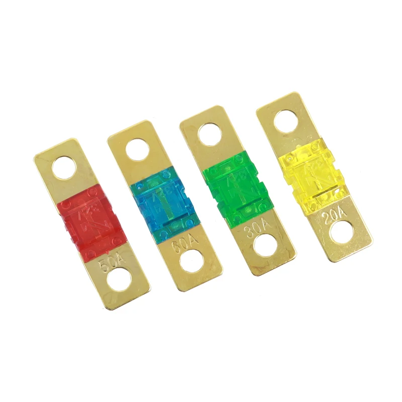 

【10-2PCS】ANS FUSE 20A 30A 40A 50A 60A 70A 80A 100A 125A 150A 175A ANL Gold Plated Stud Car Fuses Mini Car Stereo Audio AFS Fuse