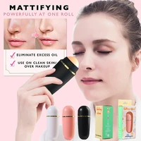 1 pcs natural volcanic facial oil absorbing roller portable oil absorbing ball travel cleansing tool t zone oil control box