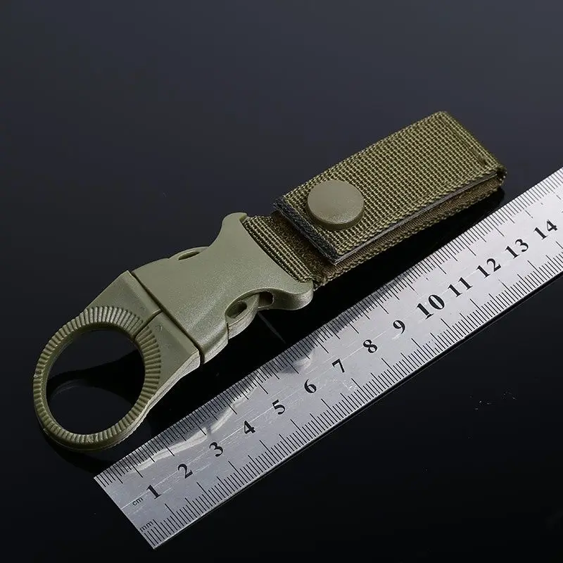 1pcs Water Bottle Holder Clip Multifunction Nylon Webbing Buckle Hook Climbing Carabiner Belt Backpack Hanger Hooks - купить по