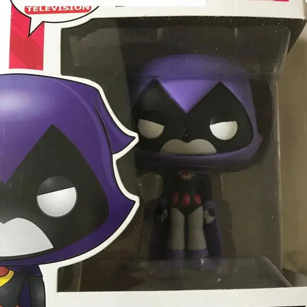 Funko POP Teen RAVEN 108 # Titans Go! Виниловые куклы Коллекция экшн-фигурок Ограниченная серия