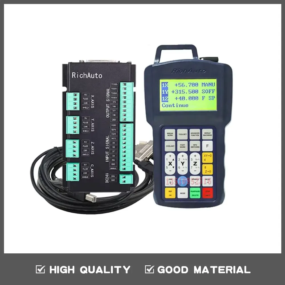 RichAuto DSP b11 Контроллер ЧПУ b11S b11E 3-осевой портативный контроллер движения для
