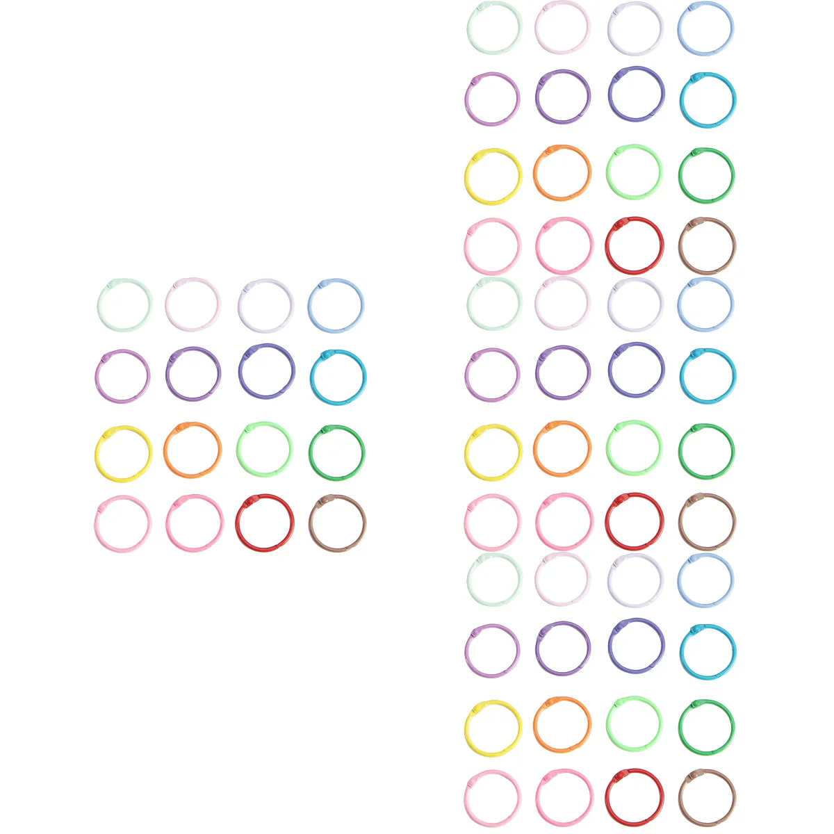 

200 многофункциональные кольца для ключей для ежедневного использования, брелки для ключей, многоразовые кольца в виде книги