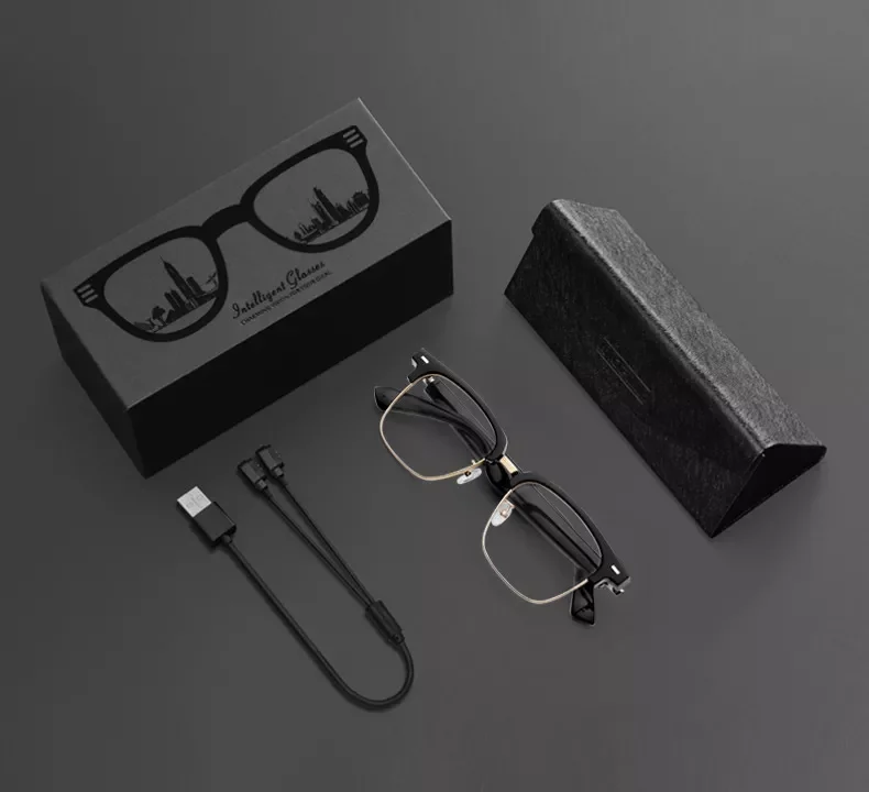 

2023NEW AR Smart Bluetooth Glasses 5.0 for Men and Women Waterproof Smart Call Headphones Anti-Blue Light Music IP67 Wireless Su