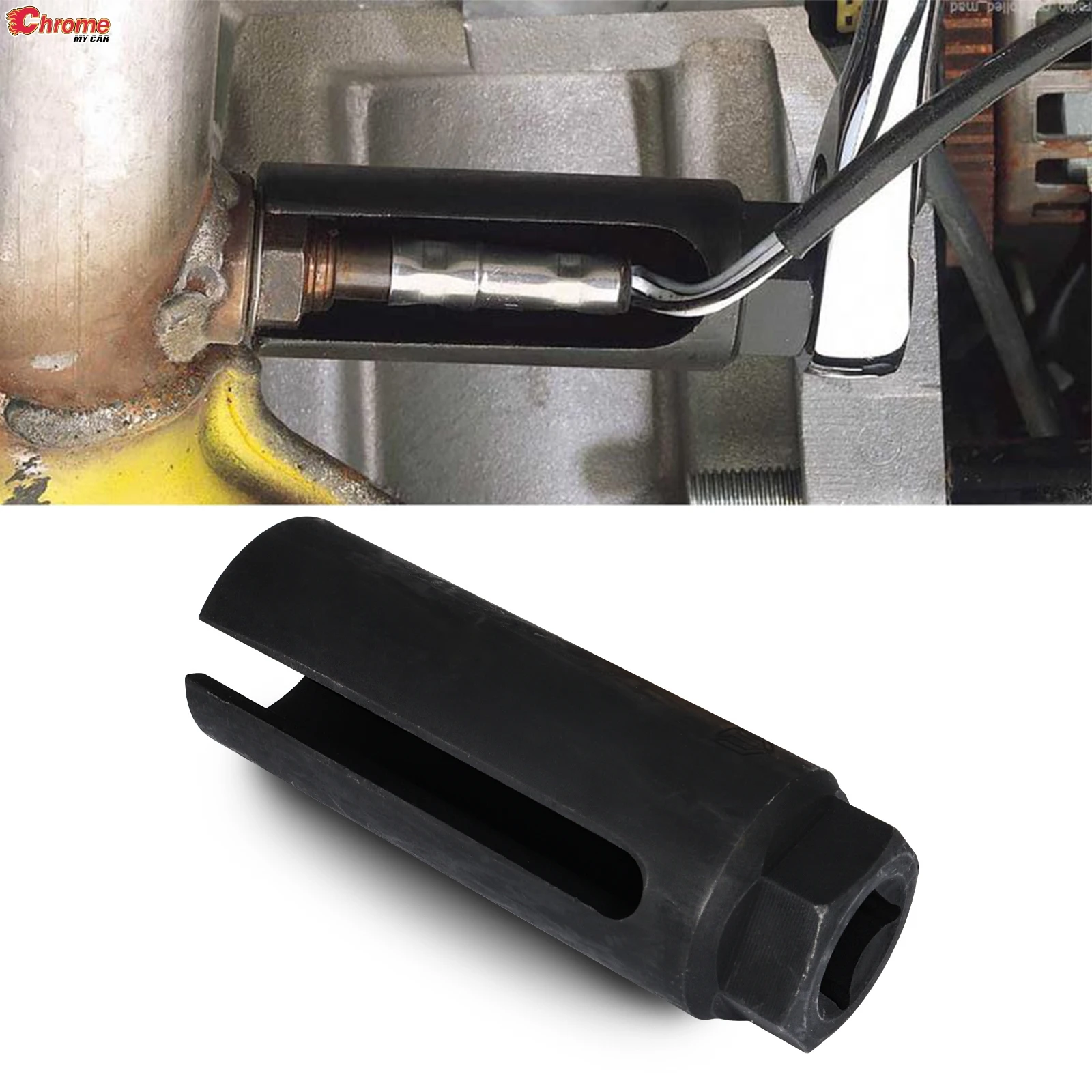 22mm Oxygen-containing European Standard Oxygen Vacuum Lambda Sensor Removal Socket Kit Car Tools 1/2; Drive 8mm Slot CR-V Steel