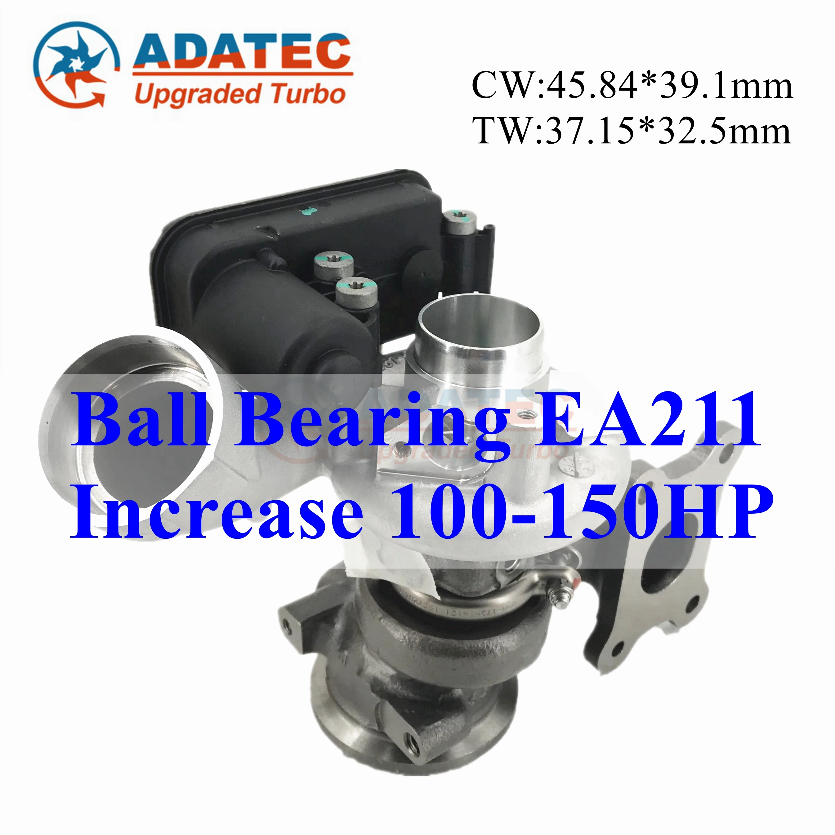 EA211 Turbo Upgrade KP38 163897000000 Турбина для Audi A3 Q3 1.4 TSI Golf Passat CSSA CSTA DBVA Гибридный