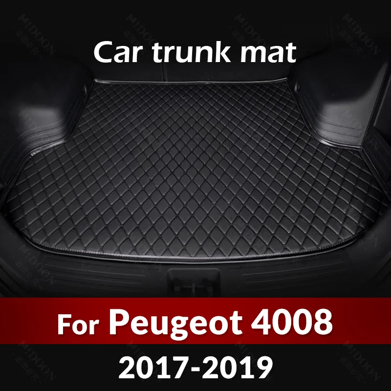 

Коврик для багажника автомобиля для PEUGEOT 4008 2017 2018 2019, автомобильные аксессуары на заказ, украшение интерьера автомобиля, коврик-подкладка для груза