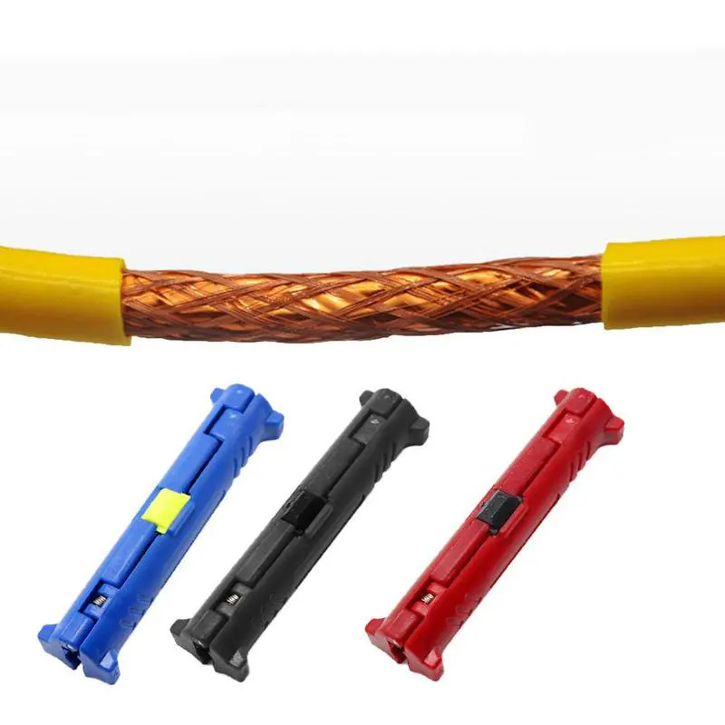 

1pc Multifunctional Wire Stripper Cable Cutter Pen Knife Portable Rotary Coaxial Cutter Wire Stripper Pliers Tool cable peeling