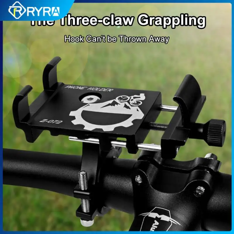 

RYRA New Bike Bracket Phone Stand Aluminum Alloy Mobile Phone Holder Is Suitable For Bicycles Motorcycles Bikes Accessories
