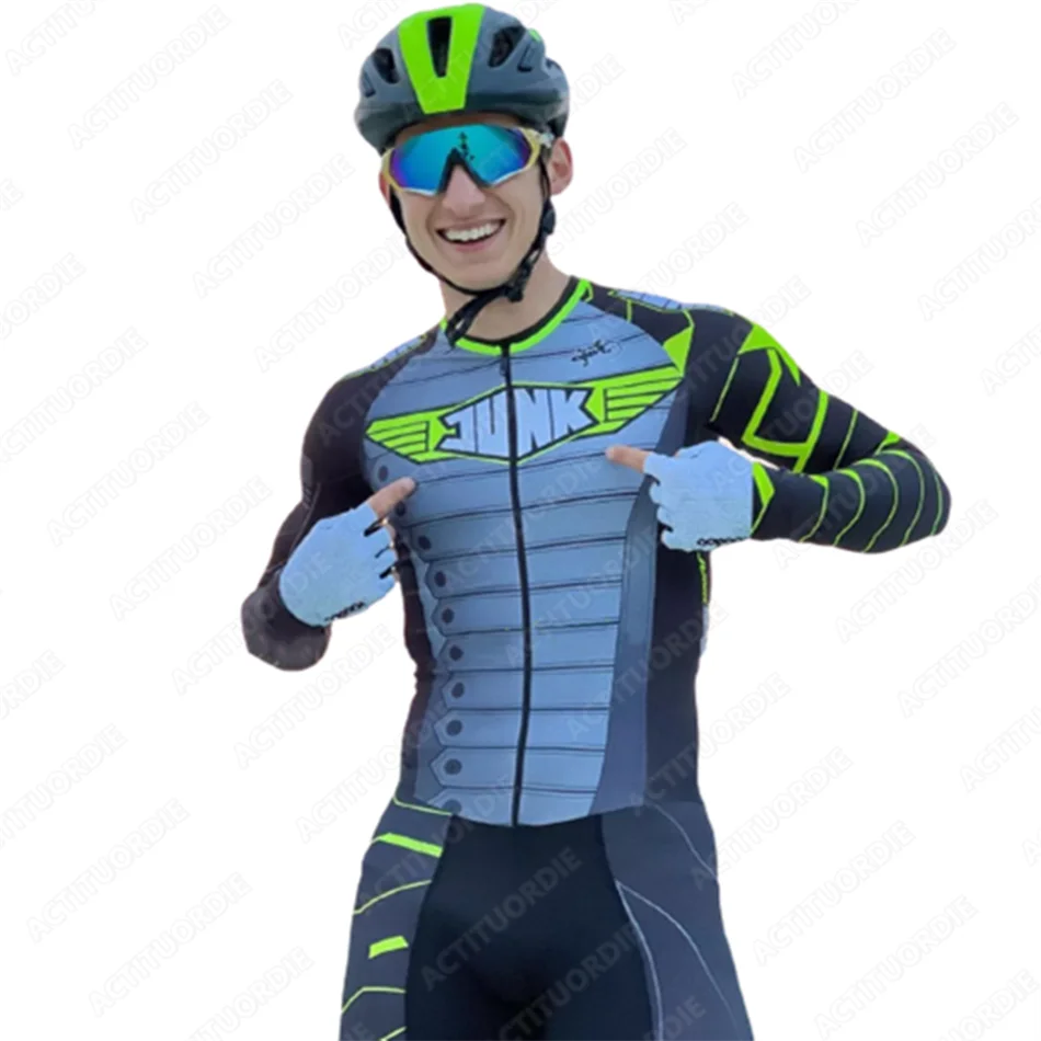

Junk Wheels New Speed Inline Roller Skate Skinsuit Unisex Triathlon Racing Suit Short Sleeve Comfortable Fast Skating Clothing
