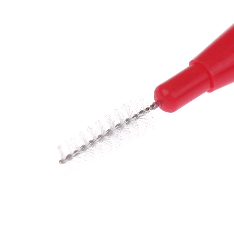 10 шт. I-тип двухтактная межзубная щетка для чистки между зубами уход за полостью