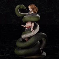 resin figure fantasy magical girl and the snake 124 scale assemble miniatures model kit unassembled unpainted statuettes toys