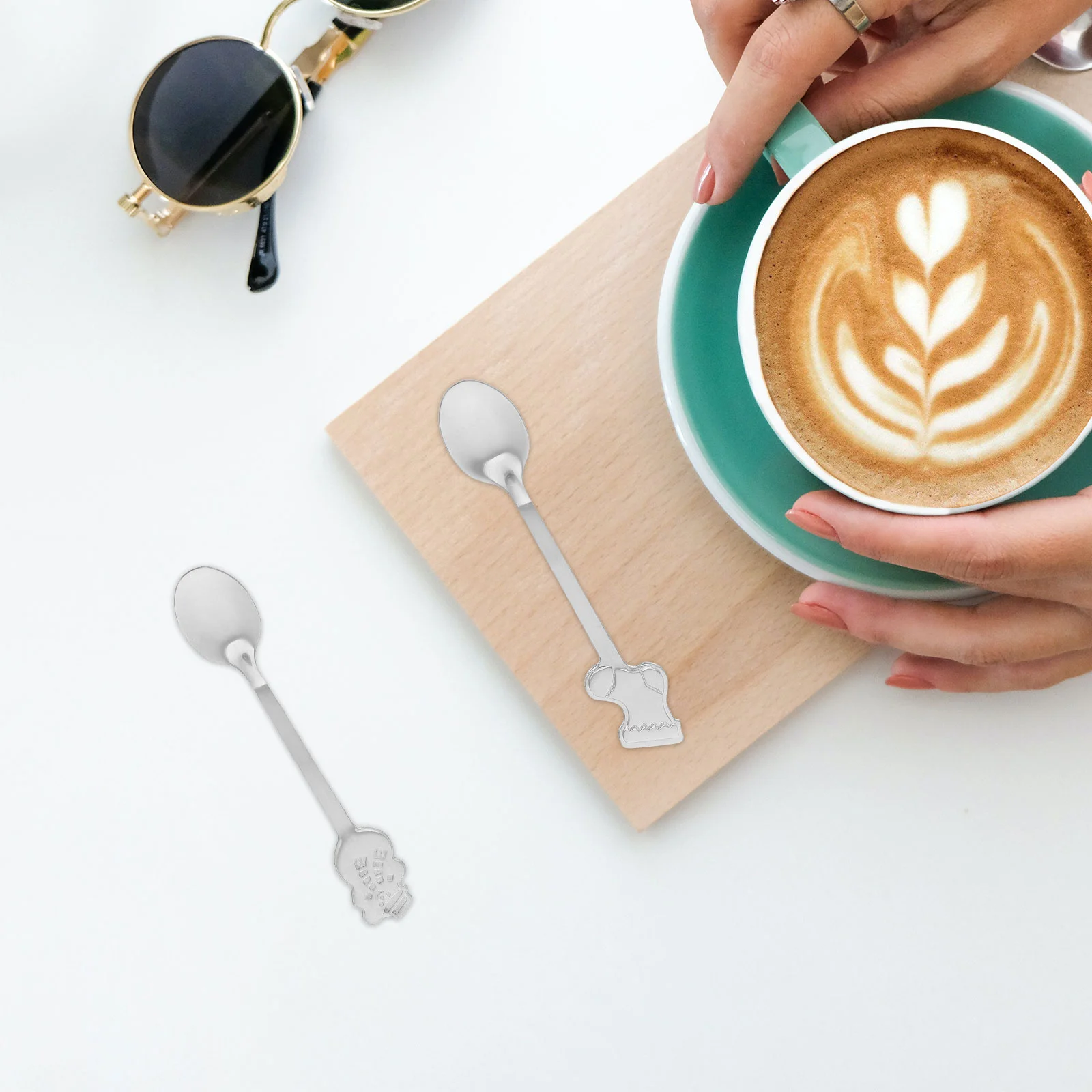 

Spoons Soup Spoon Christmas Cake Teaspoons Holiday Tableware Home Mini Coffee Utensil Kitchen Drink Stirrers Appetizer Tasting