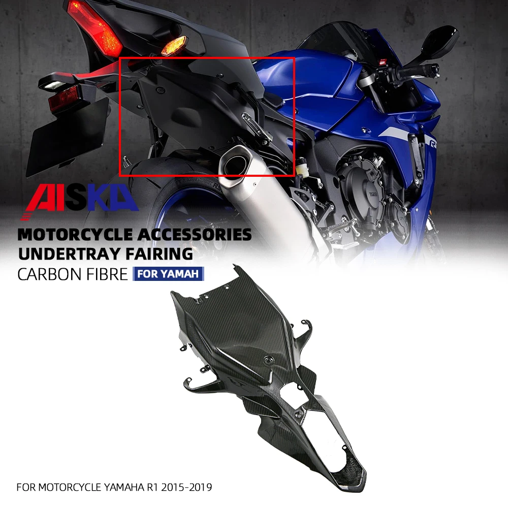 

Full Dry Pure CARBON FIBER UNDERTAIL Motorcycle Fairing Kit For YAMAHA R1 R1M 2015 2017 2019 2018 2016 2020 2021 2022 2023