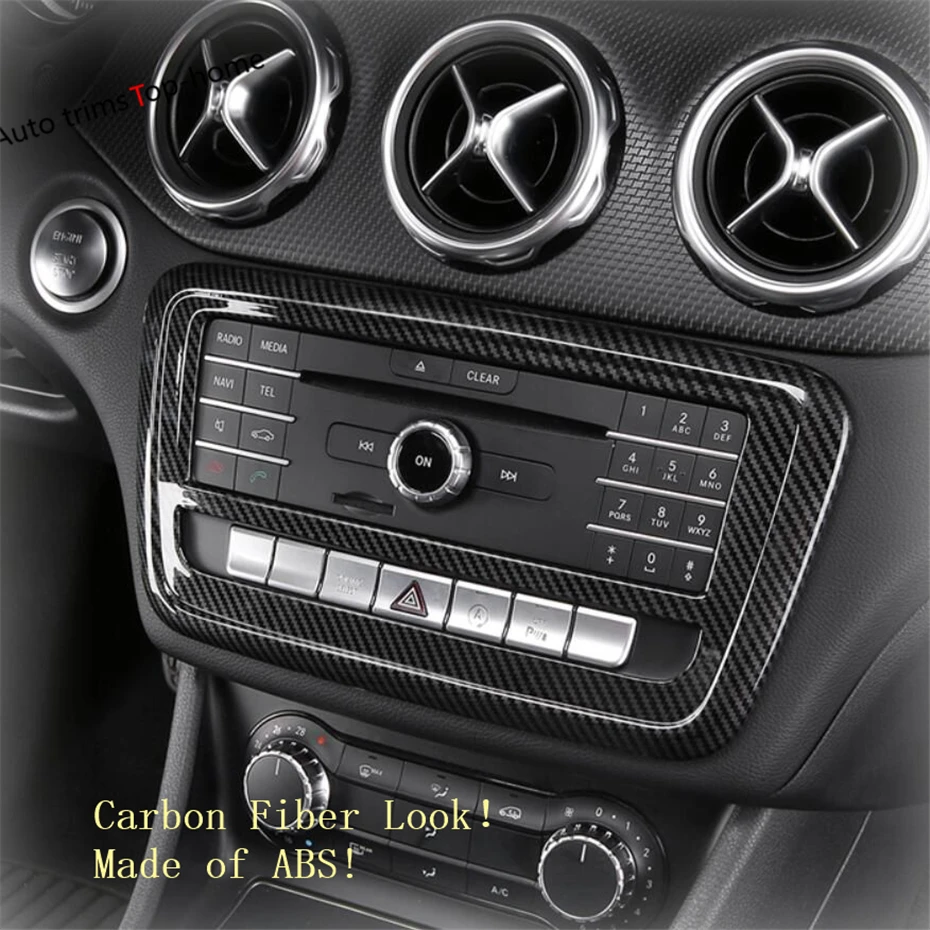 Yimaautotrims для Mercedes Benz A Class W176/B W246/GLA X156/CLA 2015-2019 Накладка на панель кондиционера