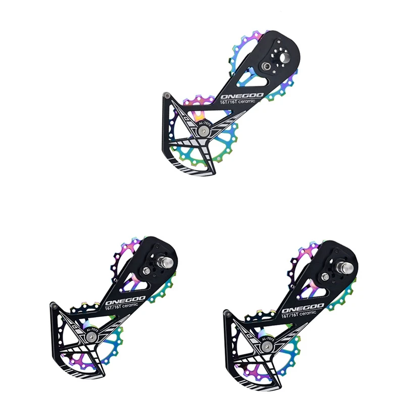

16T-16T Rear Derailleurs Guide Wheel Ceramic Bearing Bicycle Derailleur Pulley Cage