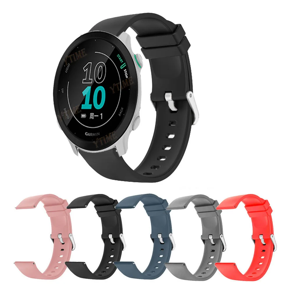 

Ремешок для наручных часов 20 мм для Garmin CAME Sq/CAME 2 Plus, спортивный браслет Forerunner 245 245 м Vivoactive 3, сменный Браслет