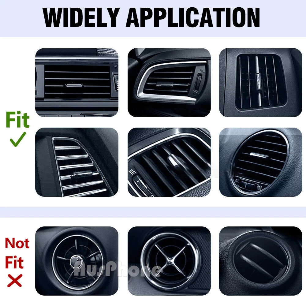 Автомобильный держатель для телефона крепление на вентиляционное отверстие