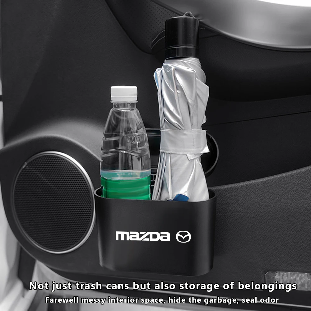 

1 Pack Car Scrap Dustbin Dust Box Storage Box Car Interior Accessories For Mazda Atenza Axela CX4 CX5 Car Interior Decoration