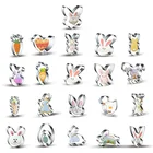 Разнообразный семейный Пасхальный резак для печенья, форма для печенья в виде пасхальных кроличьих яиц, моркови, кухонная утварь, инструмент для выпечки печенья