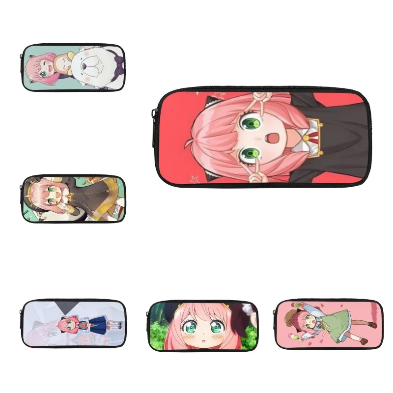 

Anime Spy x Family Styles Girls Pencil Bags Cartoon Lady Simple Cosmetic Cases Student School Supplies Pencil Bags Stationery