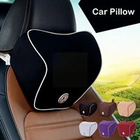 car headrest pillow lumbar support support waist pain relieve car foam cushion travel memory waist h2j7
