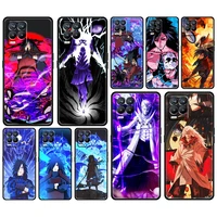 hot anime naruto madara cool for oppo gt master find x5 x3 realme 9 8 6 c3 c21y pro lite a53s a5 a9 2020 black phone case cover