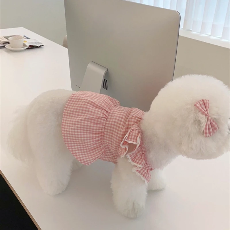

Adorable Pet Dog Dress Cute Dog Bubble Dress Puppy Clothing Skirt For Small Medium Dogs Teddy Chihuahua Bichon Princess Dress