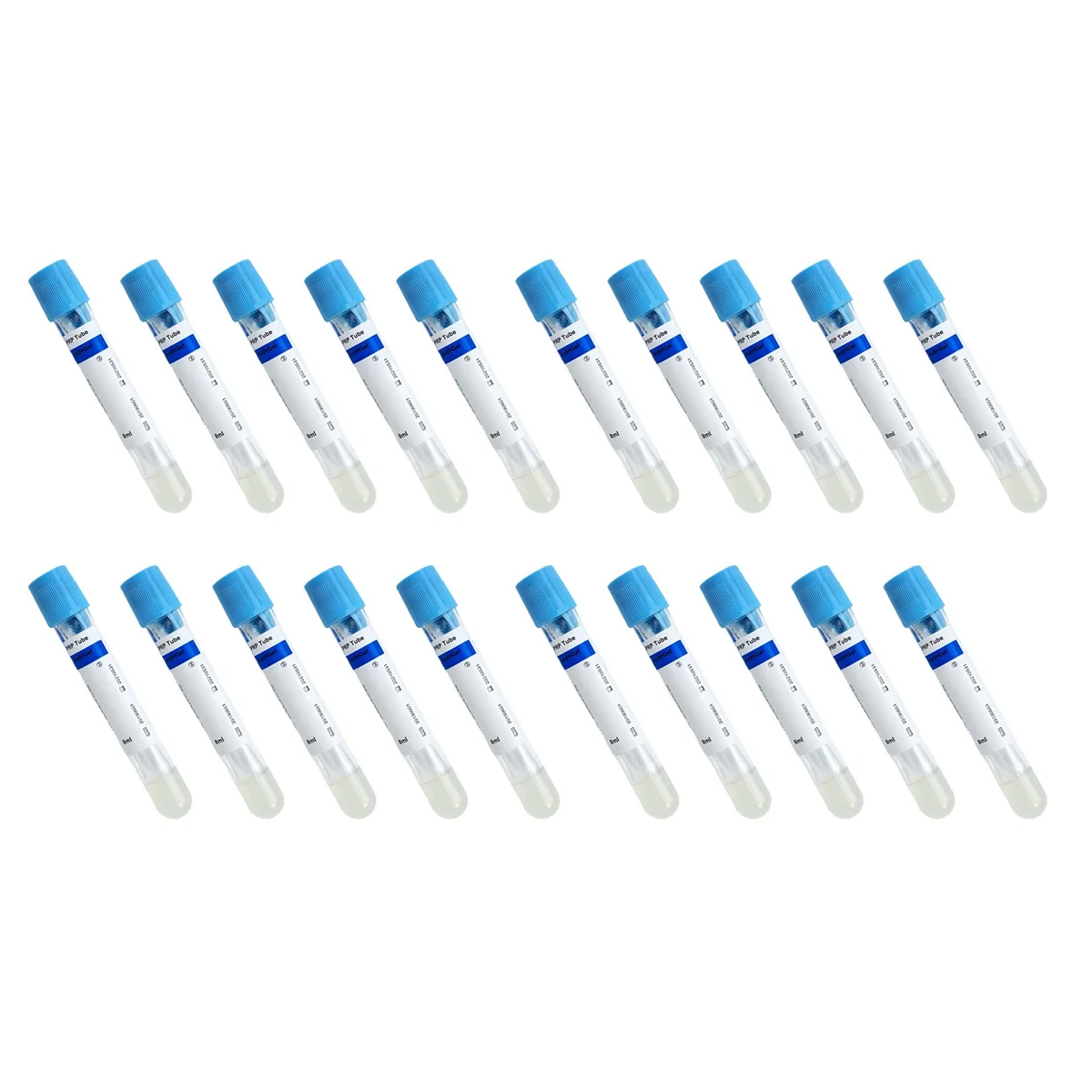 

20X 10Ml Acid Gel Bottom Negative Pressure Plastic Tube Platelet Plasma Collection and Measurement Tube