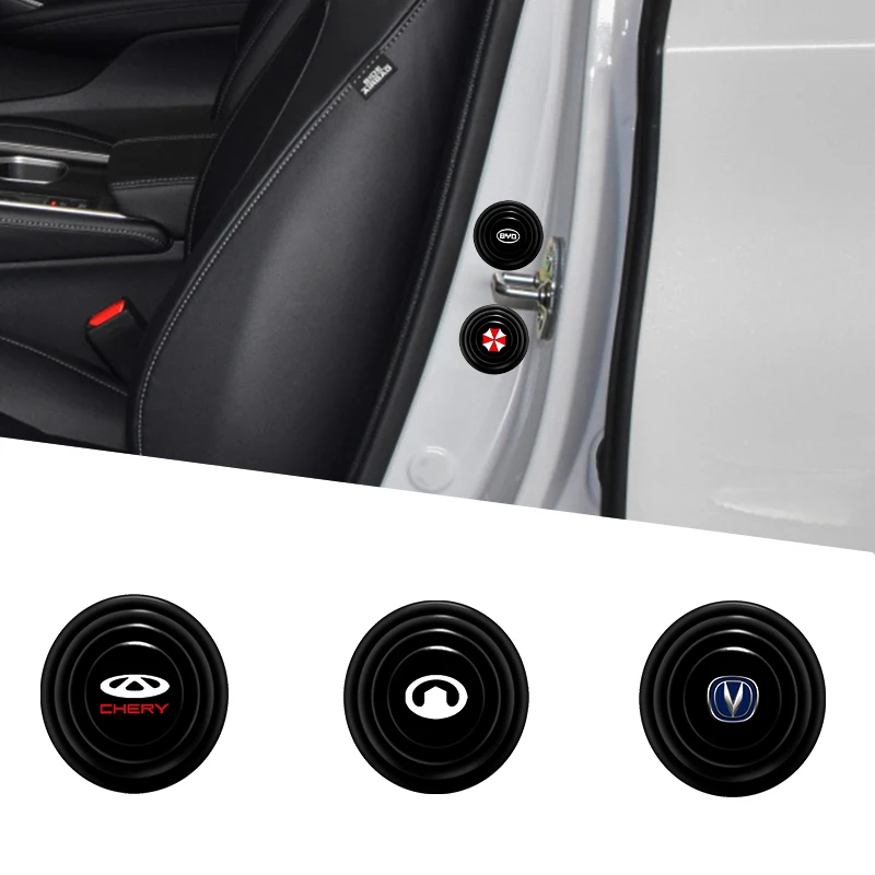 

4pcs Car Door Anti-collision Silicone Pad Closing Sticker for Ssangyong Rexton Actyon Sport Tivoli Stavic Rexton Accessories