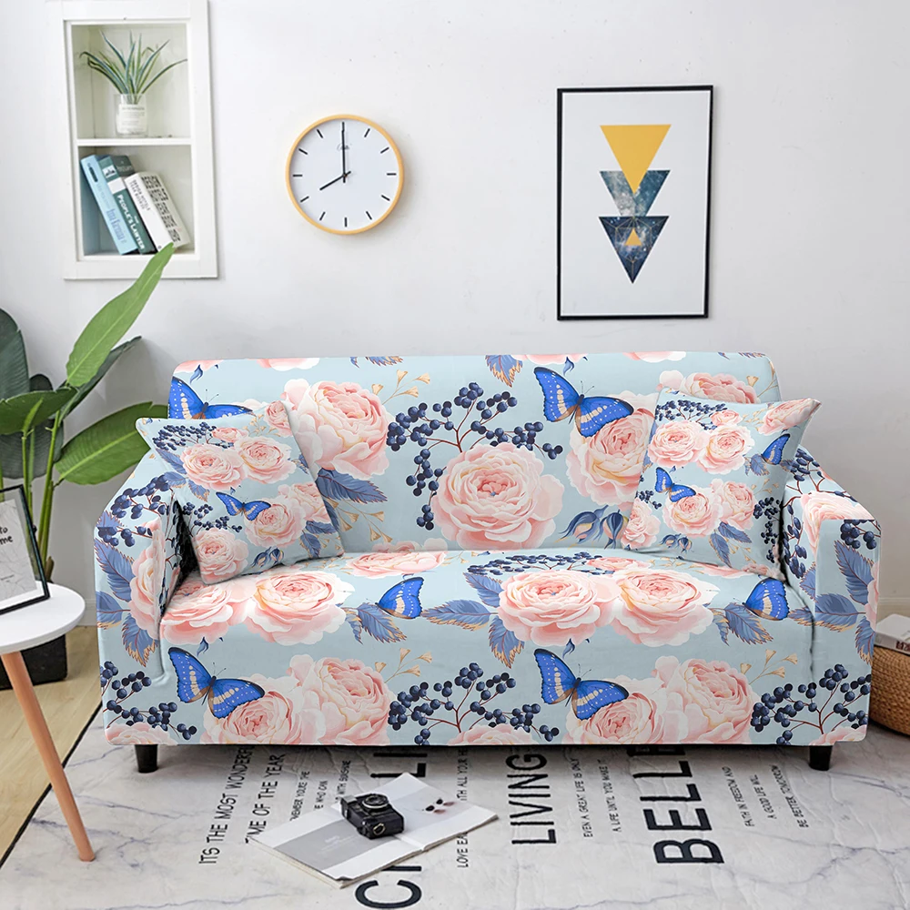 Чехол для дивана с 3D принтом фруктов гостиной эластичные Чехлы растягивающийся