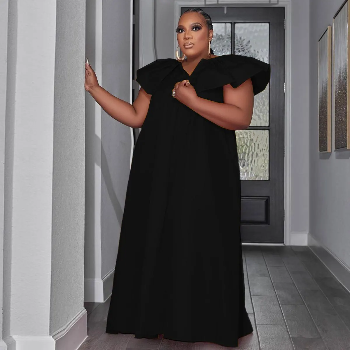 Рисунок 4 - Женское Свободное длинное платье-макси