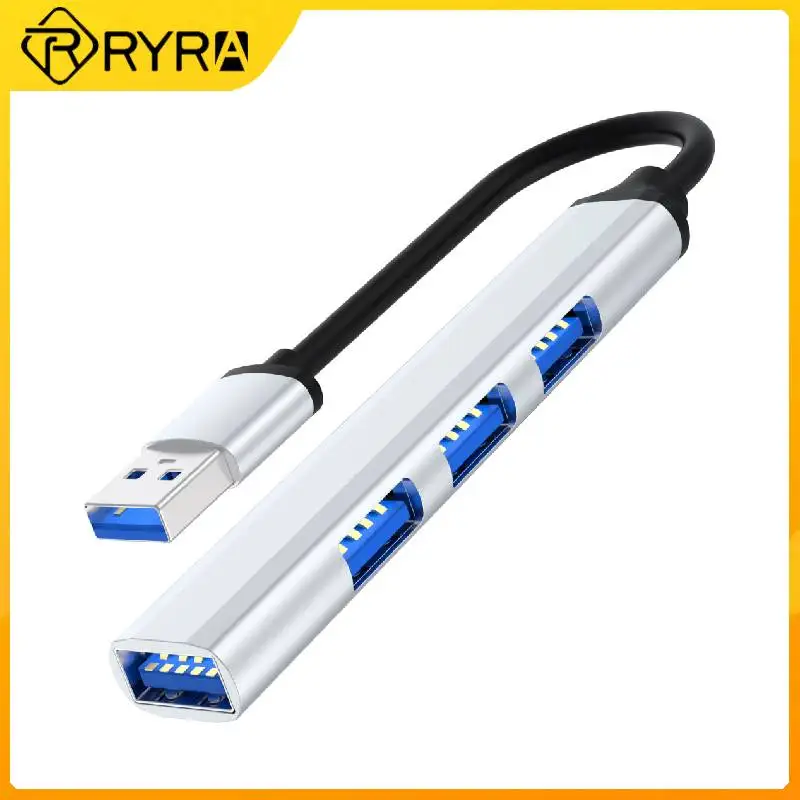 

4-портовый USB-концентратор RYRA, Раздельный OTG-адаптер для Xiaomi, Lenovo, Macbook, портативный USB-адаптер Type-C для жесткого диска, компьютерная удлинитель...