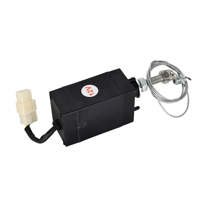 

Engine Flame Out Device Stop Solenoid XHQ-PT-12 XHQ-PT XHQPT12 12V Compatible with Diesel Engines