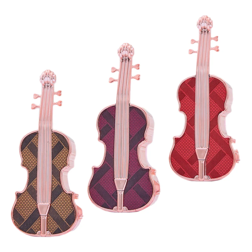 

3 шт., контейнер для помады для скрипки