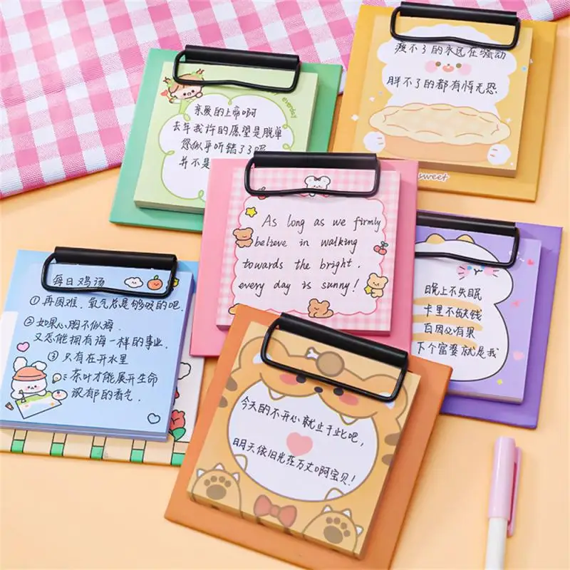 

For Student Office Bookmark Sticky Notes Notepad Practical Creative Simplicity Cute Styles Stationery Memo Paper Cartoon Cute