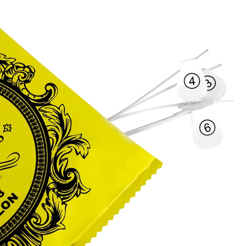 6 шт. 1-6 классические нейлоновые гитарные струны .028-.043 часть гитарной D5QD