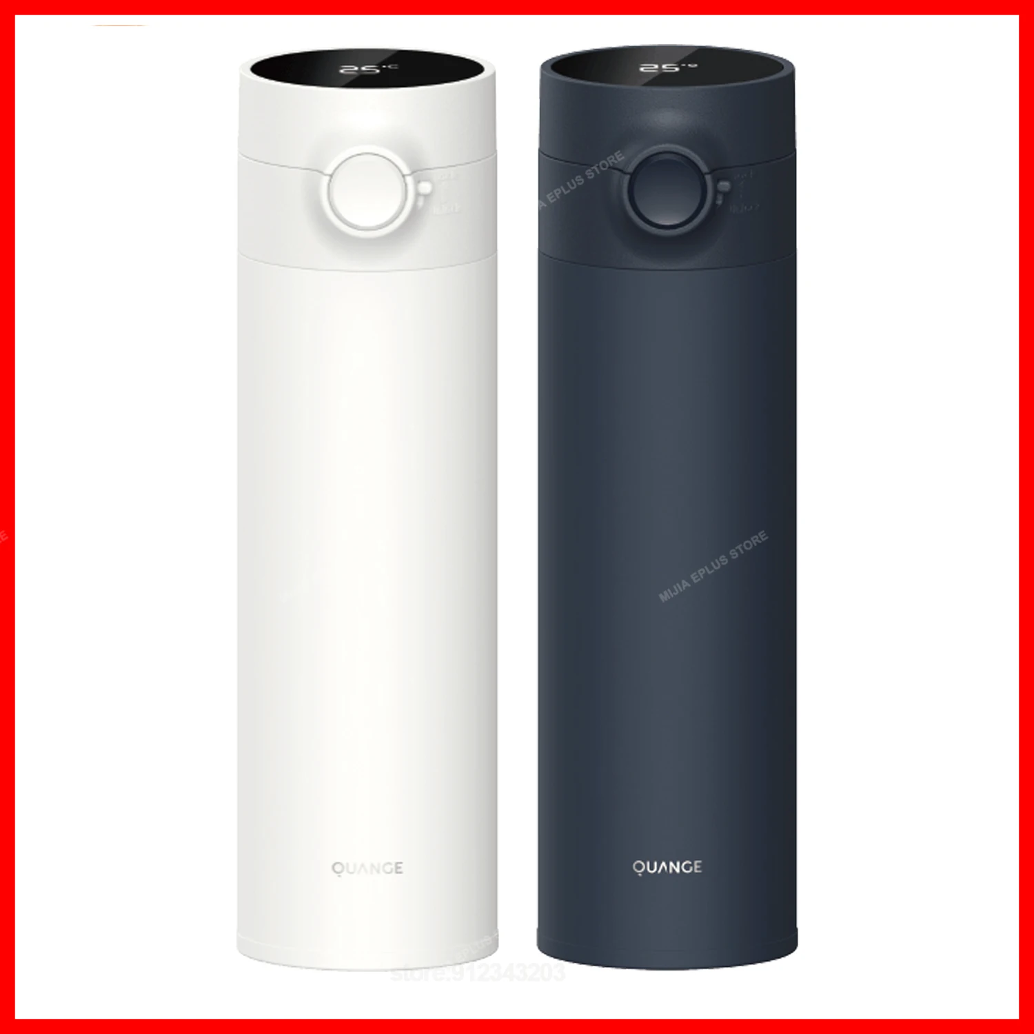 

Умный термос Xiaomi QUANGE, чашка, термометр, светодиодный цифровой дисплей, внутренний резервуар SUS316, нержавеющая сталь, долговечная изоляция, 480 ...