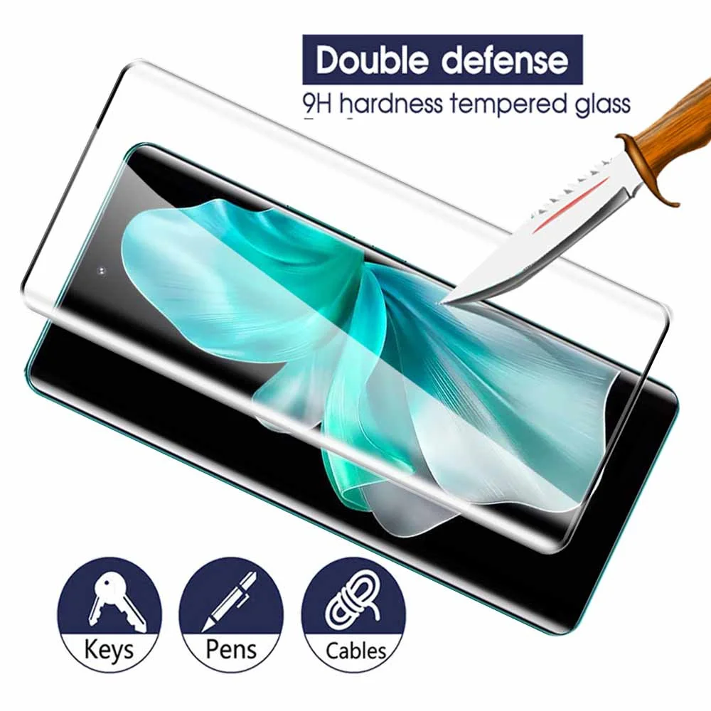 Защитное стекло 9D для vivo V30 Pro V 30 V30Pro 2 шт.